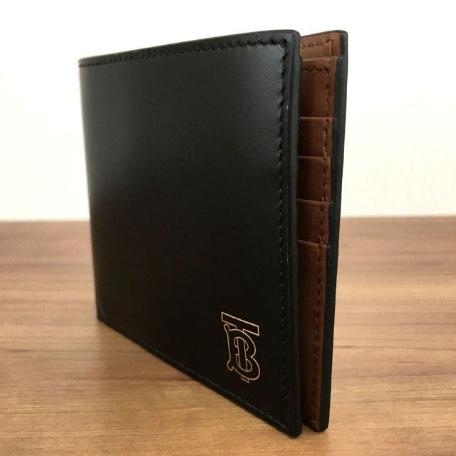 未使用品 BURBERRY 二つ折り札入れ ブラック 321 定番 18400円 www