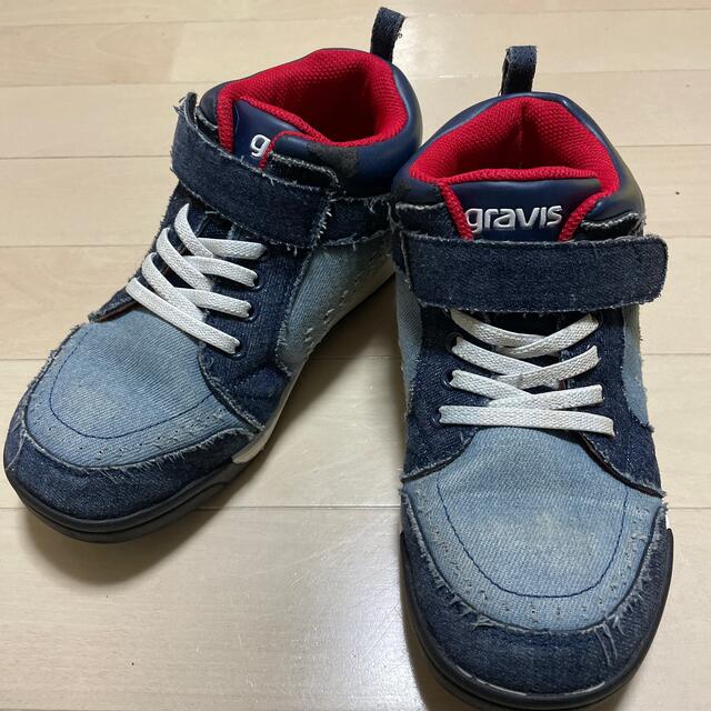 gravis - gravis キッズ用ハイカットスニーカー 22cmの通販 by