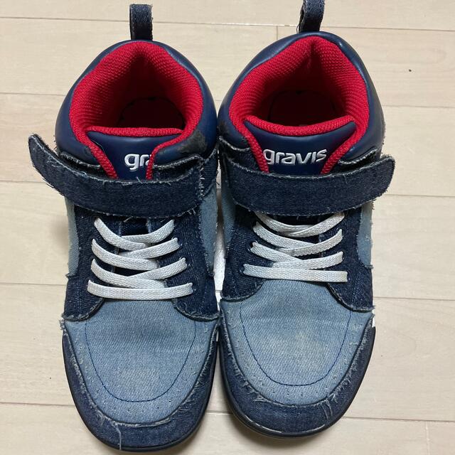 gravis - gravis キッズ用ハイカットスニーカー 22cmの通販 by