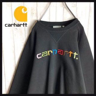 カーハート(carhartt)の【希少デザイン】カーハートWIP☆センター刺繍　スウェット　裏起入手困難　即完売(スウェット)