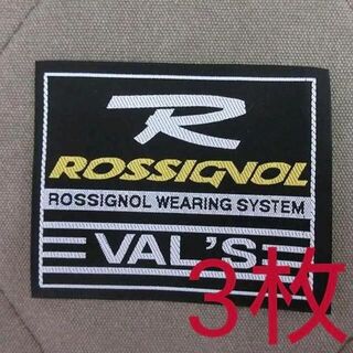 ロシニョール(ROSSIGNOL)の未使用！ 3枚！ROSSIGNOL ロシニョール タグ VAL'S ワッペン(その他)