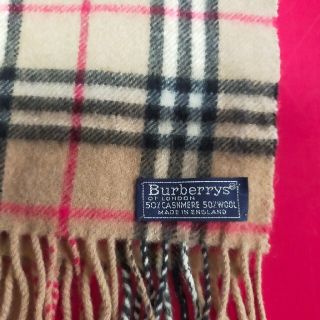 バーバリー(BURBERRY)の美品BURBERRYマフラー(マフラー)