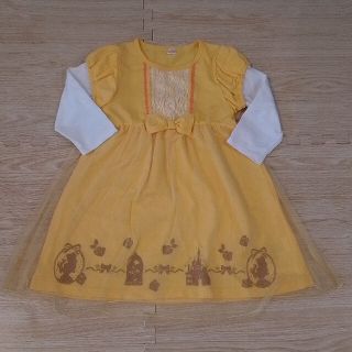 ディズニー(Disney)の【専用】ディズニープリンセス 美女と野獣　ベル　ワンピース120(ワンピース)