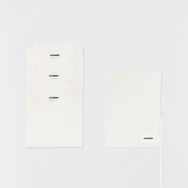 JIL SANDER*3パック サイド ロゴ Tシャツ 3枚セット　各サイズあり