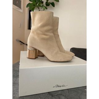 スリーワンフィリップリム(3.1 Phillip Lim)の3.1フィリップリム　スエードショートブーツ(ブーツ)