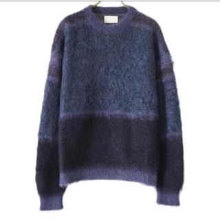 サンシー(SUNSEA)の【YOKE】 ROTHKO BORDER CREW NECK サイズ1(ニット/セーター)