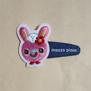 メゾピアノ(mezzo piano)のメゾピアノ ウェイトレス ミミちゃん デニムパッチン 未使用 mezzopian(その他)