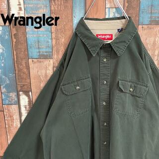 ラングラー(Wrangler)の90s ラングラー wrangler ウエスタンシャツ ワークシャツ 刺繍(シャツ)