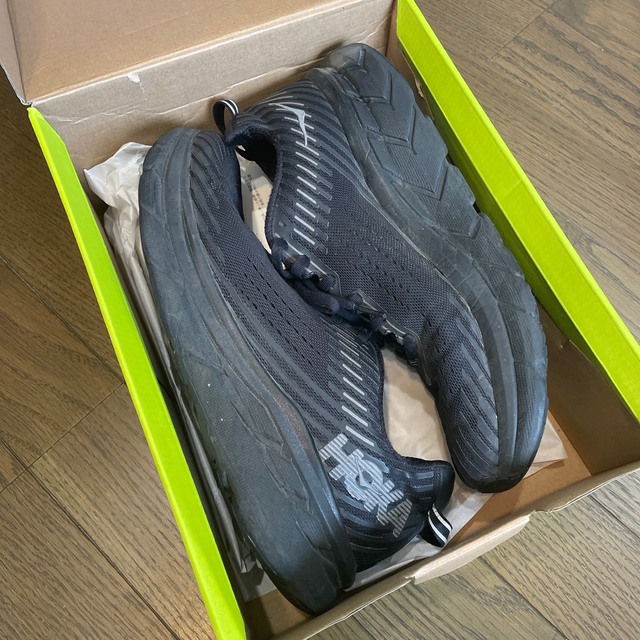 HOKA クリフトン5 オールブラック27cm メンズの靴/シューズ(スニーカー)の商品写真
