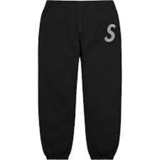 シュプリーム(Supreme)のsupreme swarovski s logo sweatpant　S黒パンツ(その他)