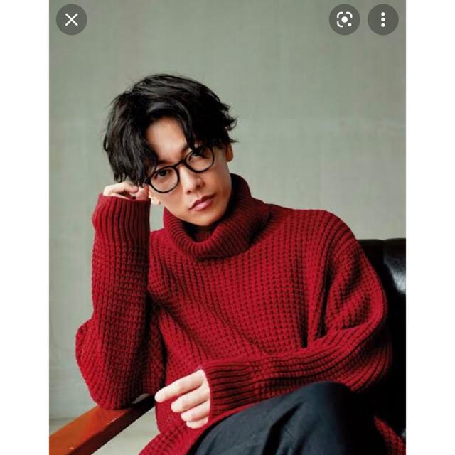 佐藤健【ABYTS】TURTLE  NECK WAFFLE KNIT  Sサイズ