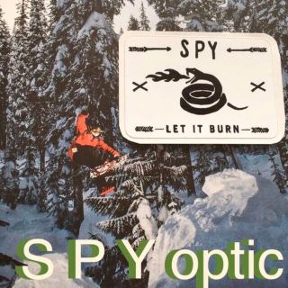 バートン(BURTON)のSPYスパイオプティックUS限定BURNファイアARTステッカー(アクセサリー)