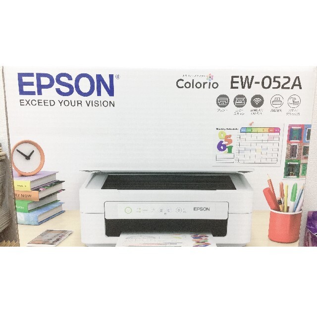 EPSON　エプソン プリンター  EW-052A　インクカートリッジ欠品 4