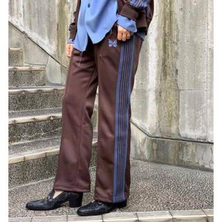 Needles - needles トラックパンツ 20AW ブラウン×ターコイズの Needles - needles トラックパンツ 20AW ブラウン×ターコイズの