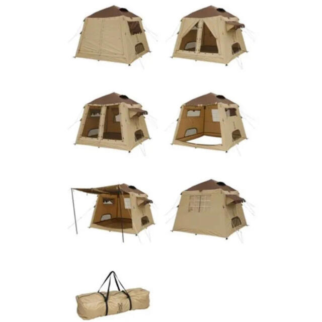 新品 未使用】DODおうちテント T4-825-BR ブラウン 新品 未使用】DODおうちテント T4-825-BR ブラウン