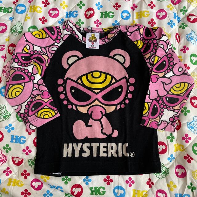 HYSTERIC MINI(ヒステリックミニ)のラグランテディ🧸 キッズ/ベビー/マタニティのベビー服(~85cm)(シャツ/カットソー)の商品写真