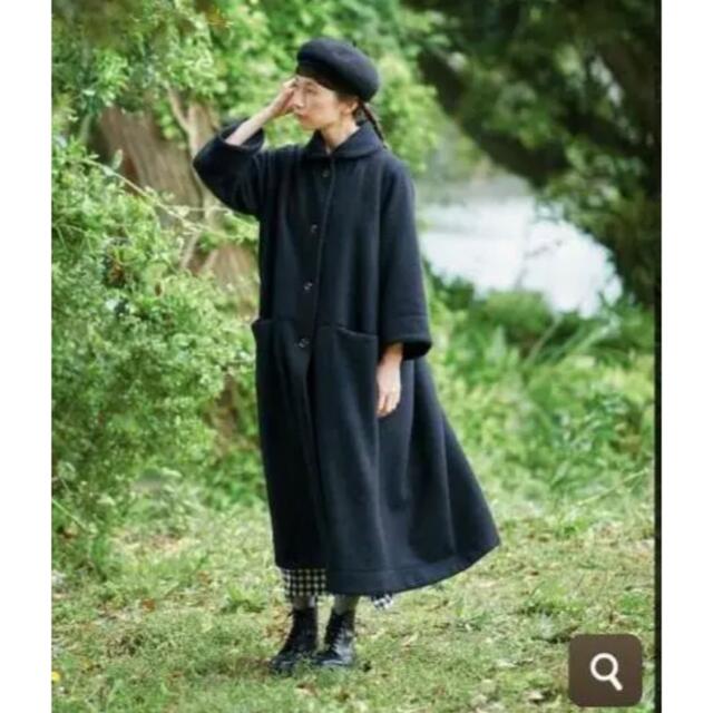 FELISSIMO(フェリシモ)のSUNNY CLOUDS 魔女のコクーンコート　M レディースのジャケット/アウター(ロングコート)の商品写真