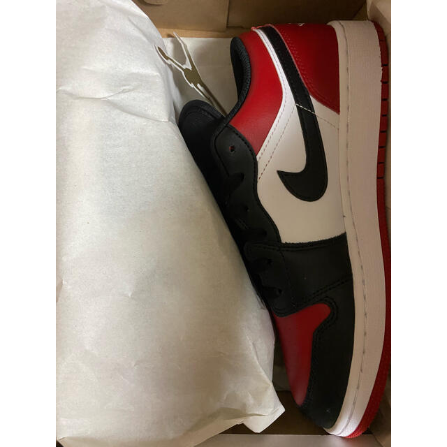 Nike GS Air Jordan 1 Low "Bred Toe"スニーカー