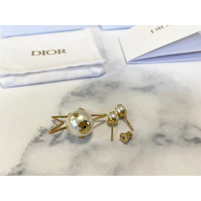 Christian Dior(クリスチャンディオール)のDior トライバル パールピアス●正規店購入品 メンズのアクセサリー(ピアス(両耳用))の商品写真