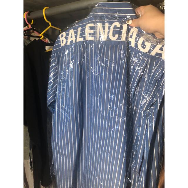 BALENCIAGA バレンシアガ 長袖 600280 デニム ジャケット 37 長袖シャツ コットン インディゴブルー ユニセックス