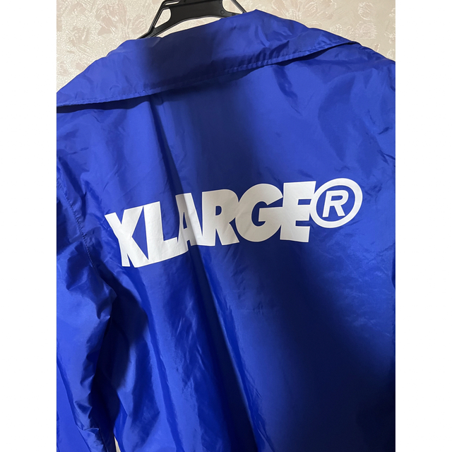 XLARGE(エクストララージ)のX-LARGE エクストララージ　コーチジャケット　青 メンズのジャケット/アウター(ナイロンジャケット)の商品写真