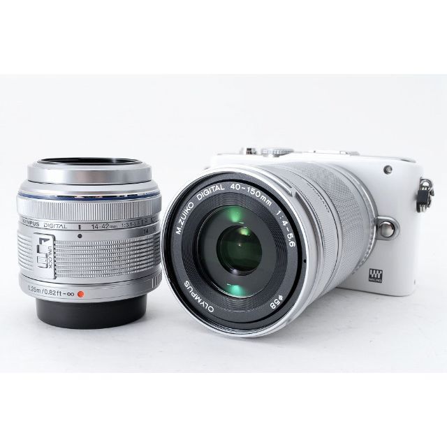 1713 すぐ使える美品☆ Olympus E-PL3 Wズーム ミラーレス一眼