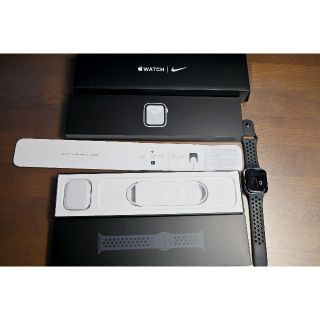 アップルウォッチ(Apple Watch)のApple watch series 6*44mmシルバー*A2292*Nike(腕時計(デジタル))