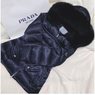 プラダ(PRADA)のPRADAダウン꙳★*ﾟネイビー(ダウンコート)