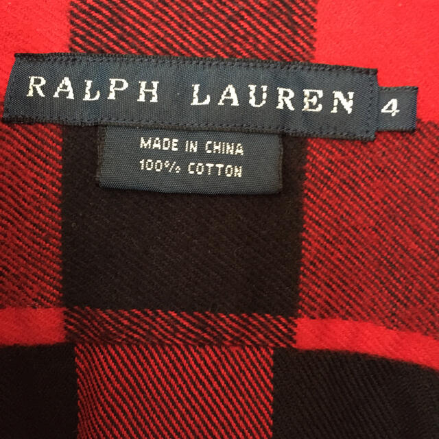 POLO RALPH LAUREN(ポロラルフローレン)のネルシャツ チェックフリルシャツ ポロ ラルフローレン レディースのトップス(シャツ/ブラウス(長袖/七分))の商品写真