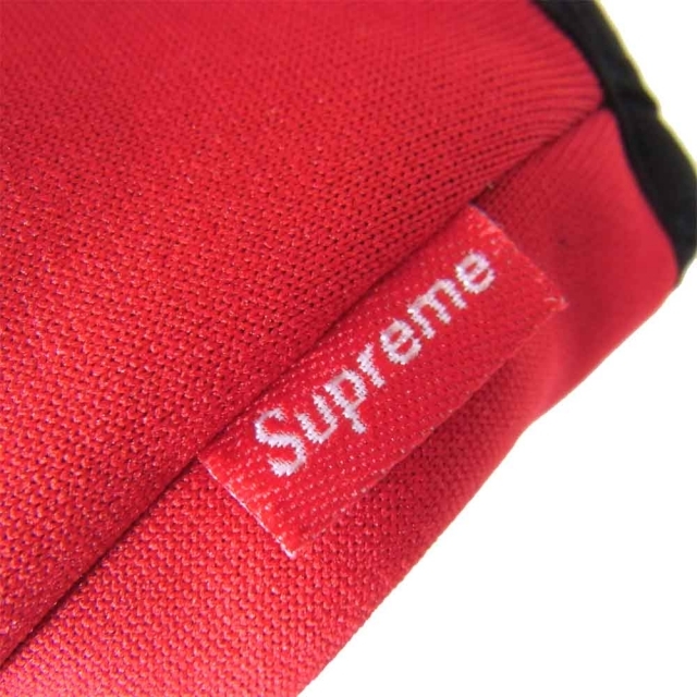 Supreme(シュプリーム)のシュプリーム 手袋 15AW × ザノースフェイス  レッド系 S【中古】 メンズのファッション小物(手袋)の商品写真