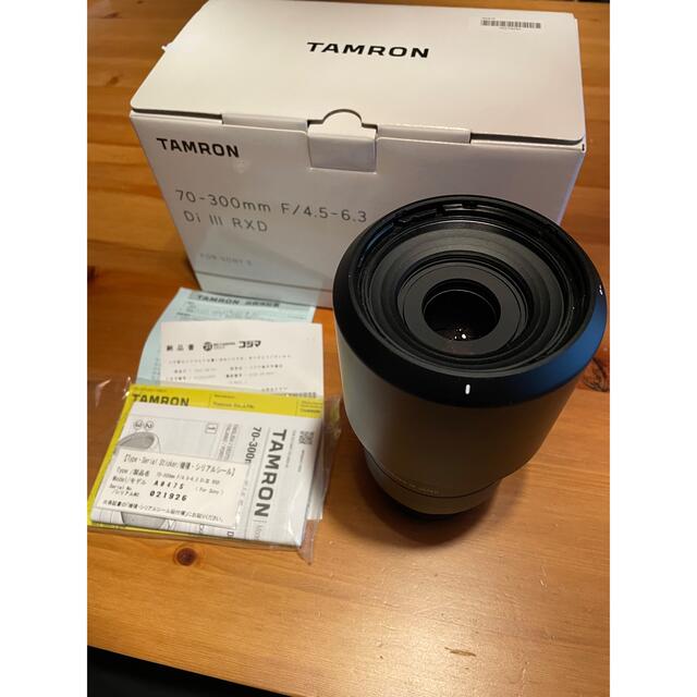 TAMRON(タムロン)のTAMRON 70-300mm F4.5-6.3 DI III RXD SONY スマホ/家電/カメラのカメラ(その他)の商品写真