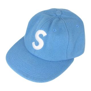 シュプリーム(Supreme)のシュプリーム 帽子 15AW Sロゴ 6パネル キャップ ライトブルー系【中古】(キャップ)