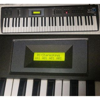 コルグ(KORG)の美品 KORG X5D シンセサイザー 状態良好(キーボード/シンセサイザー)