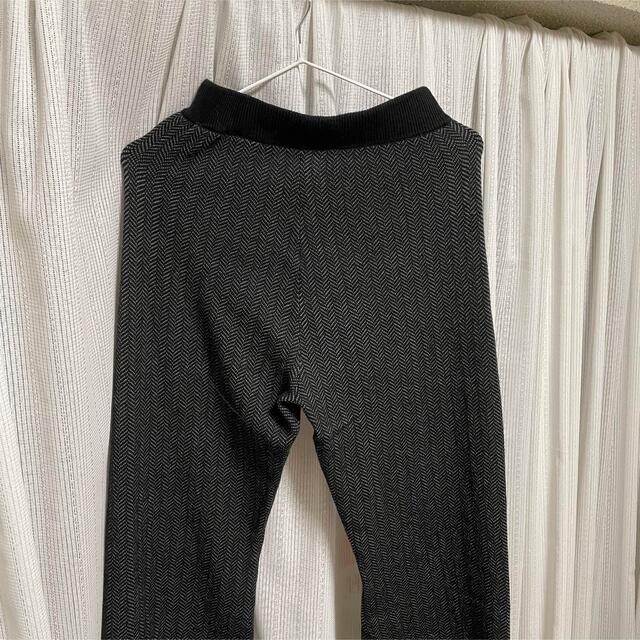 Amiur herringbone knit pants ニットパンツ