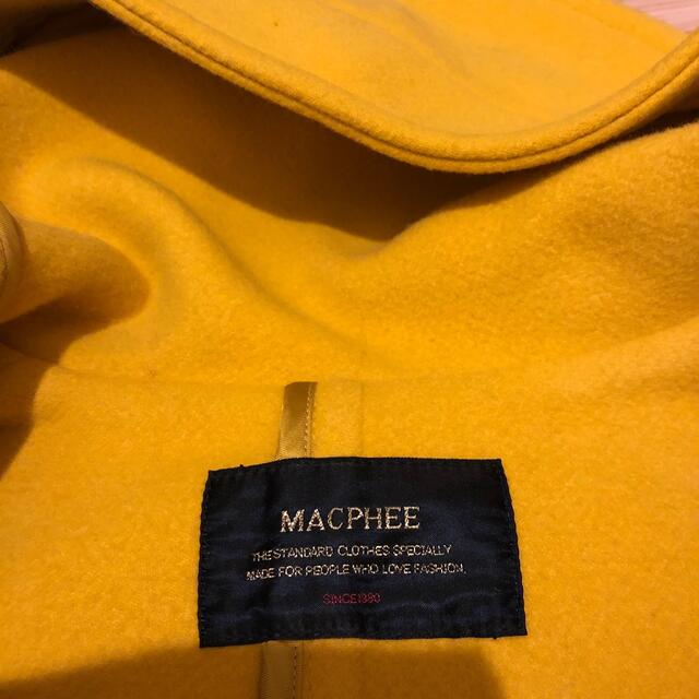 MACPHEE(マカフィー)のMACPHEE ダッフルコート　黄色 レディースのジャケット/アウター(ダッフルコート)の商品写真