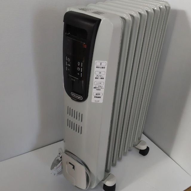 スマホ/家電/カメラデロンギ デジタルラディアント オイルヒーター KHD410812-BK