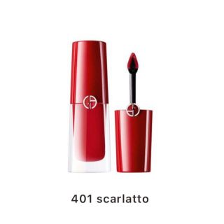 ジョルジオアルマーニ(Giorgio Armani)の✤ARMANI beauty✤リップマグネットNo.４０１scarlatto(口紅)