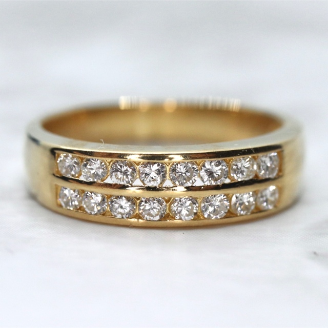 専用】K18 ダイヤモンドリング 0.30ct 高価値セリー 17160円引き www