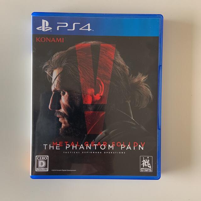 PlayStation4(プレイステーション4)のMETAL GEAR SOLID V：THE PHANTOM PAIN 通常版 エンタメ/ホビーのゲームソフト/ゲーム機本体(家庭用ゲームソフト)の商品写真