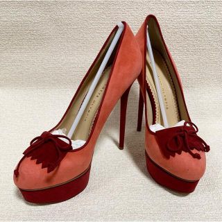 シャルロットオリンピア(Charlotte Olympia)の新品‼︎ 定価10万円‼︎ シャーロット オリンピア パンプス サイズ38(ハイヒール/パンプス)