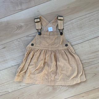 ベビーギャップ(babyGAP)の【専用】babyGAP コーデュロイサロペットスカート　80(ワンピース)