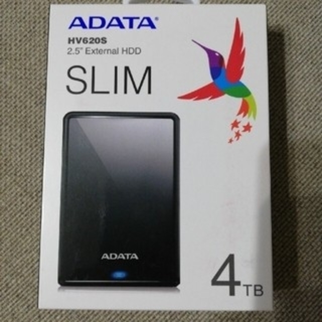 IODATA(アイオーデータ)の最終値引きAHV620S-4TU31-CBK ポータブルHDD 4T スマホ/家電/カメラのPC/タブレット(PC周辺機器)の商品写真