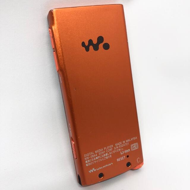 WALKMAN(ウォークマン)のSONY ウォークマン Sシリーズ 8GB オレンジ NW-S644/D スマホ/家電/カメラのオーディオ機器(ポータブルプレーヤー)の商品写真