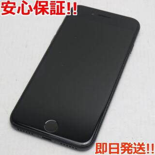 アイフォーン(iPhone)の美品 SIMフリー iPhone7 32GB ブラック (スマートフォン本体)
