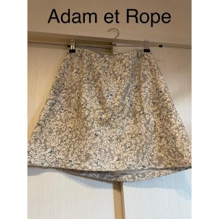 アダムエロぺ(Adam et Rope')のAdam et Rope 小花柄　スカート(ひざ丈スカート)