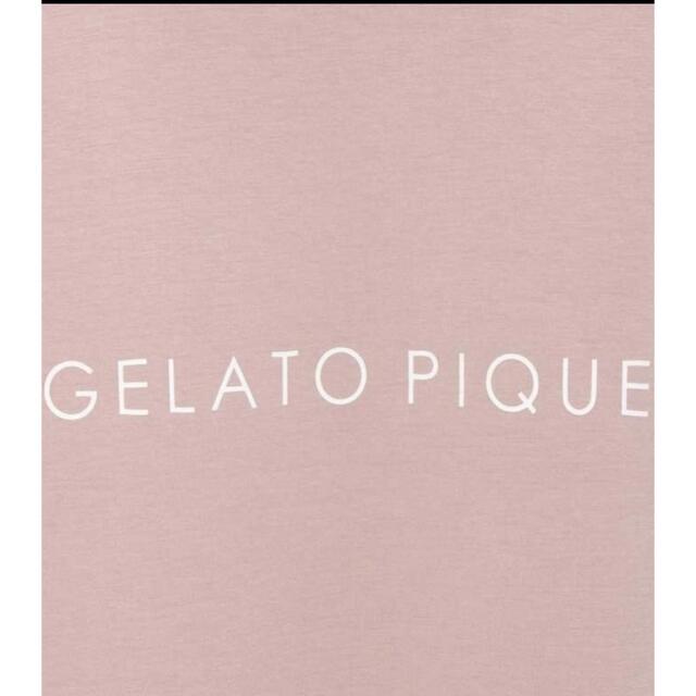 gelato pique(ジェラートピケ)のジェラートピケ ピンクワンピース ロゴが可愛いルームウェア 即完売品  レディースのルームウェア/パジャマ(ルームウェア)の商品写真