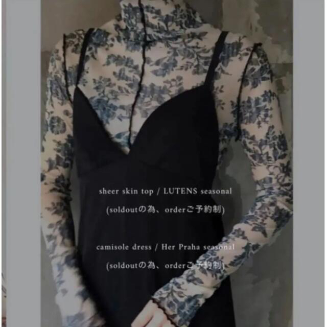 litmus lutens sheer skin tops シアートップスの通販 by 888|ラクマ