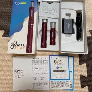 プルームテック(PloomTECH)のプルームテックプラス スターターキット 限定色ワインレッド(その他)