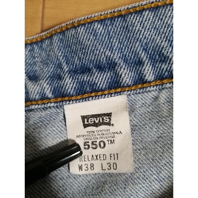 a853 levis リーバイス 550 W33 バギーワイド テーパード