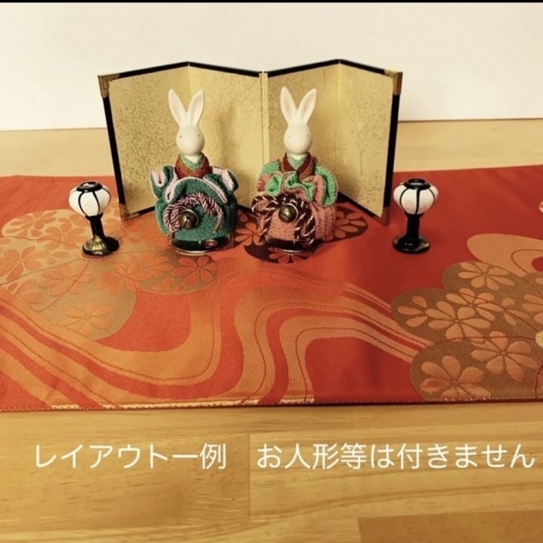 👘新品❣️正絹 帯地 タペストリー 兼 テーブルランナー ハンドメイド ... ????新品❣️正絹 帯地 タペストリー 兼 テーブルランナー ハンドメイド